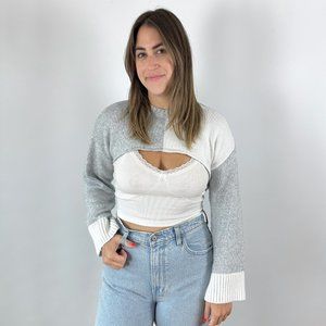 Reworked Two Tone Shrug